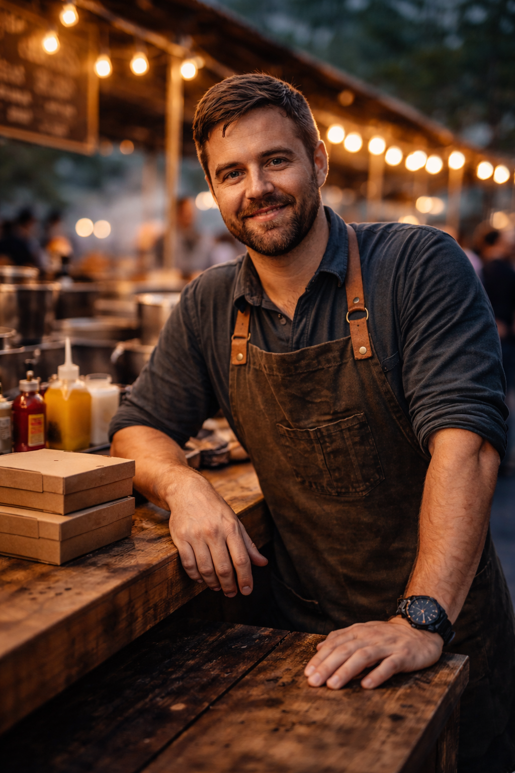 Founder dinner portrait
